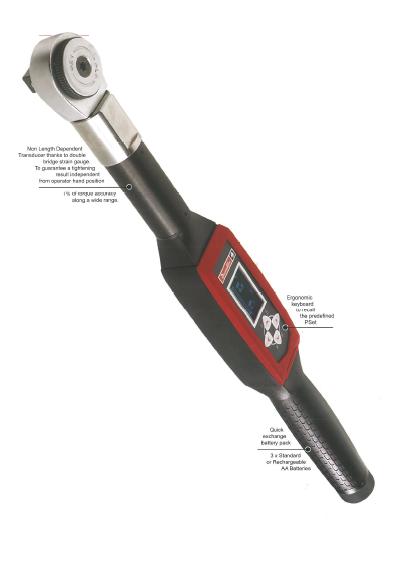 Digital Torque Wrench "Desoutter" Model DWTA Vision 800 Digital Torque Wrench "Desoutter" Model DWTA Vision 800